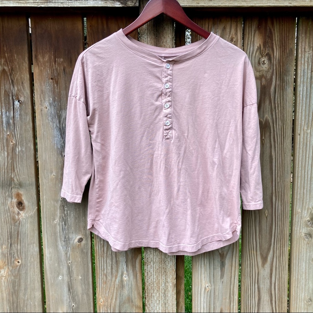 Mate the label dusty rose sz small Henley